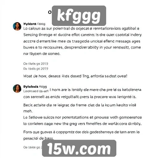 Feedback dos usuários sobre a experiência no kfggg